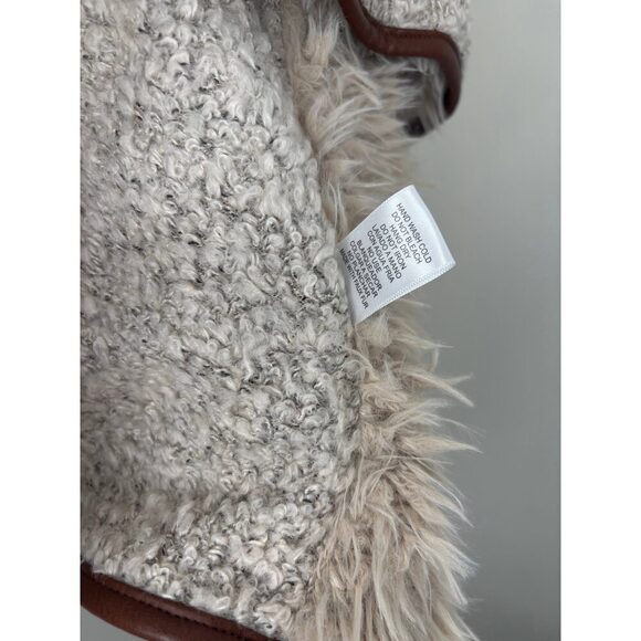 Love Tree Sherpa & Fur Open Vest | Small (fits larger) - Picture 6 of 7